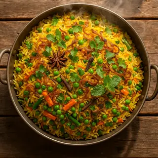 Mix Veg Biryani or Veg Pulao